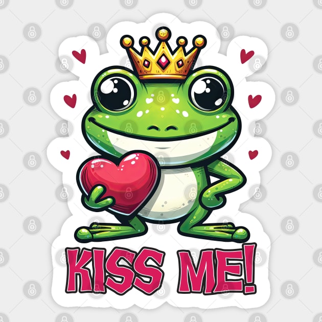 Frog Prince 01 Sticker by Houerd
